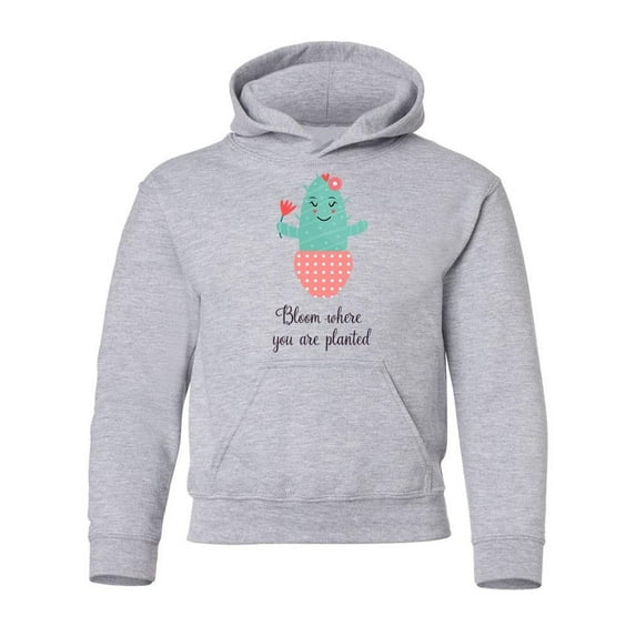 Bloom Where You Are Planted Hoodie Juniors -Image by Shutterstock, Large