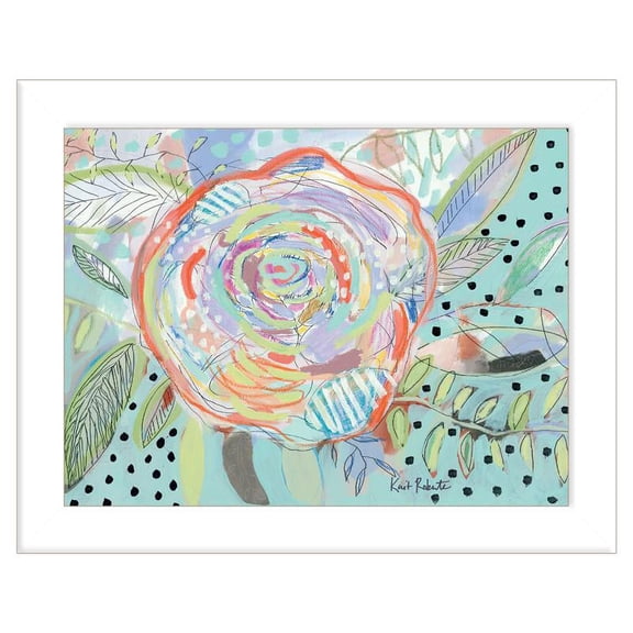 Bloom for Yourself by Kait Roberts Printed Wall Art Wood Multi-Color