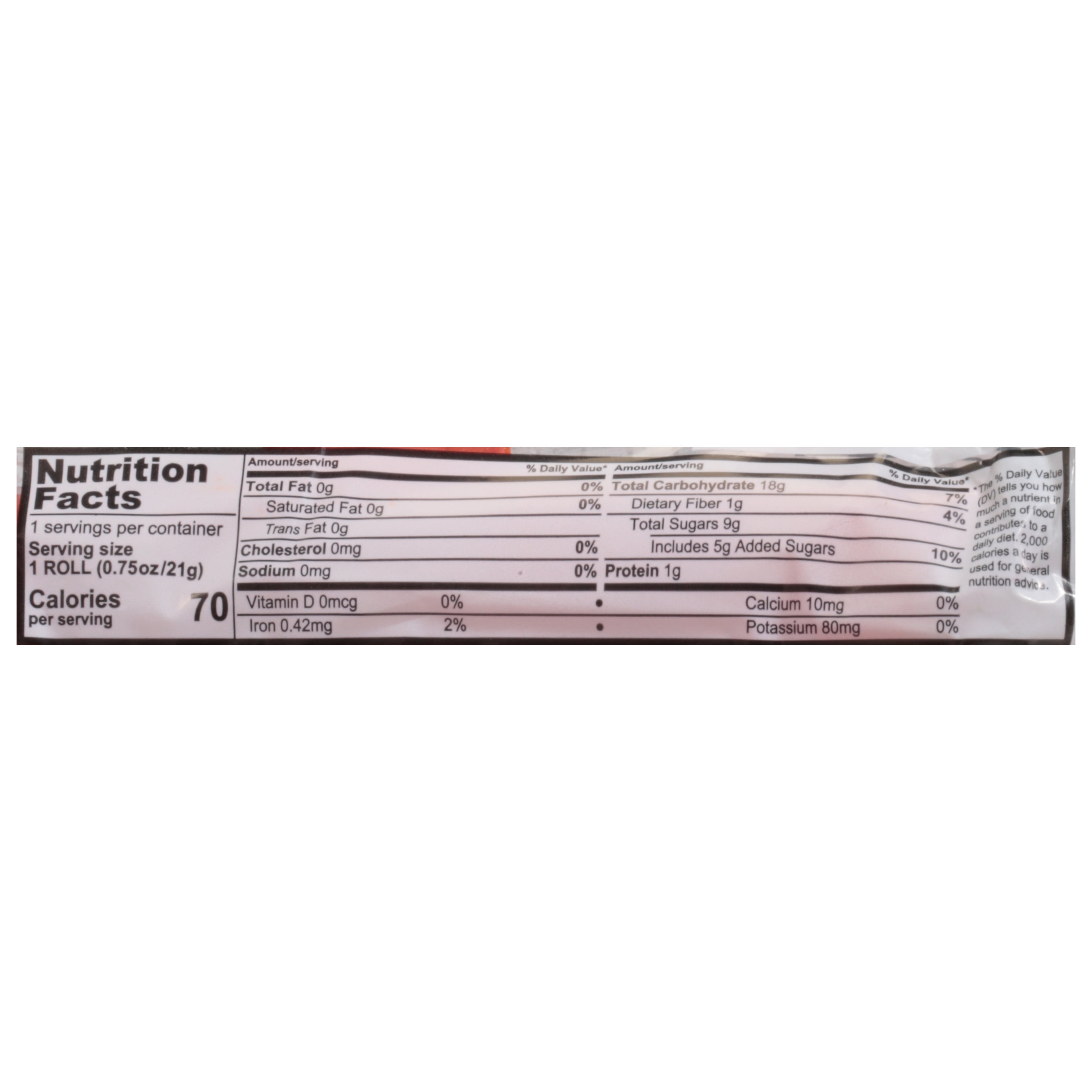 Bloom's Kosher Joray Apricot Fruit Leather Rolls 0.75 Ounces