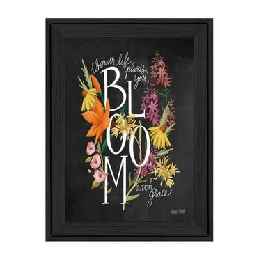 Bloom with Grace by House Fenway Print Wall Art Wood Multi-Color