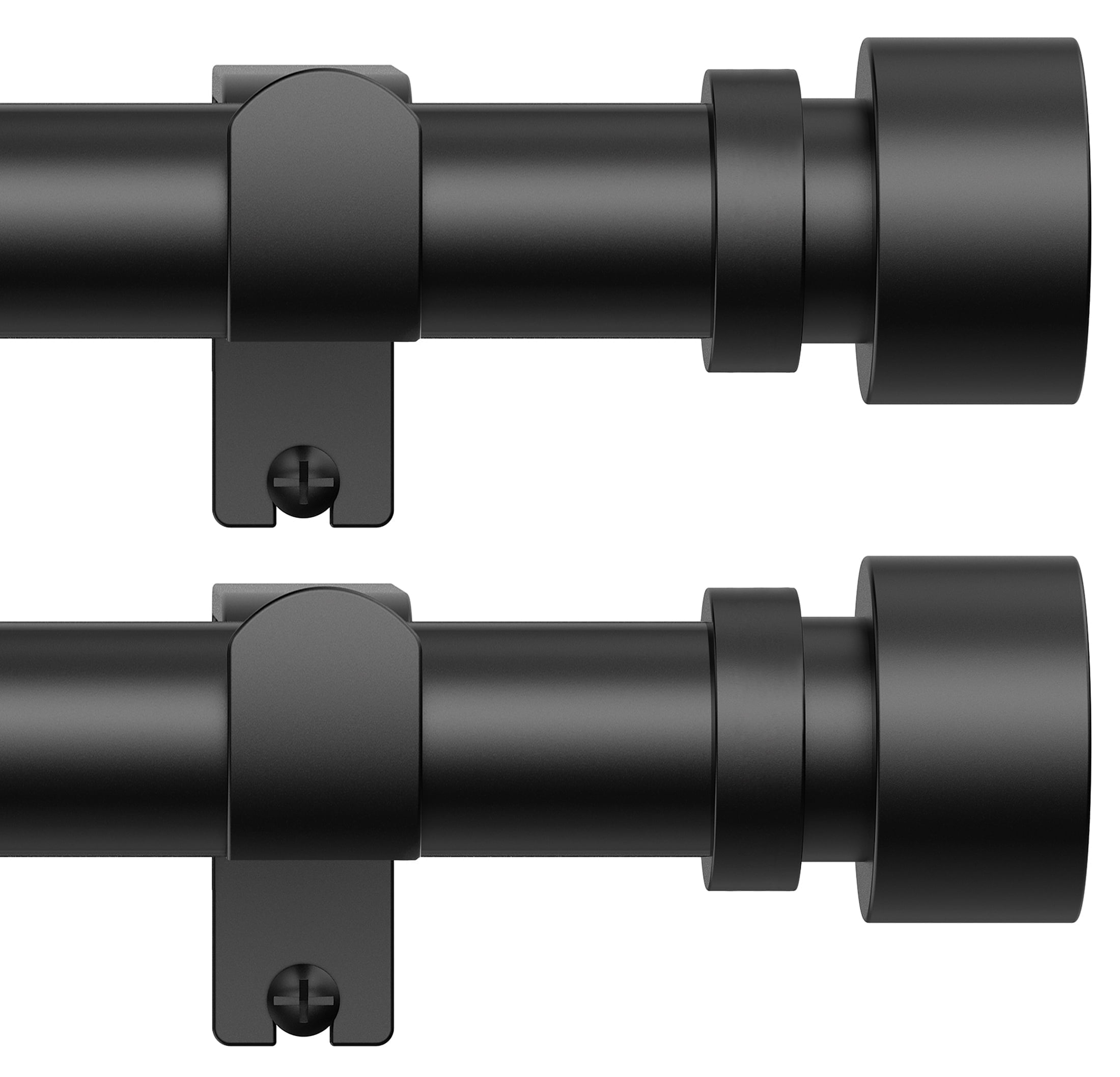 BloomFlower 2 Pack Curtain Rods 18-152 inch, for Window 144 Inch ...