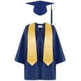 thumbnail image 1 of BloomJoy 2-12T Kid Graduation Cap and Gown 2025 Set with Tassel for Kindergarten Preschool Nursery Graduation Navy 10-12 Years Big Kid, 1 of 6