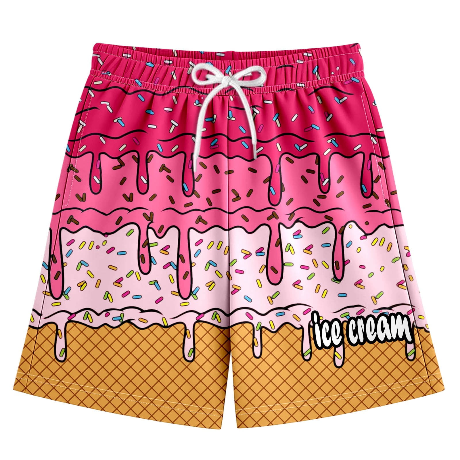 baby ice lollies cotton fleece shorts main image 0