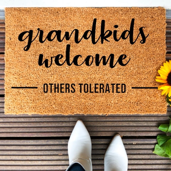 BloomLoom Non-Slip Doormats 16" x 23",Indoor Rug for Entryway,Dirt Trapper Entryway Rug,Non Slip Entry Rugs Washable Welcome Mat for Inside,Khaki,A