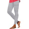 thumbnail image 1 of Bloomae Fleece Lined Leggings Women Stretchy Tummy Control High Waisted Workout Thermal Tights Winter Plush Velvet Warm Soft Yoga Pants Gray XL, 1 of 8