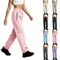 thumbnail image 1 of Bloomae Packable Rain Pants for Women Waterproof Pants Lightweight Elastic High Waist Rain Over Pants Outdoor Windproof Pant for Golf Hiking, 1 of 9
