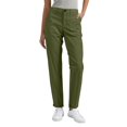 thumbnail image 1 of Bloomae Women's Long Office Pants High Waisted Work Cargo Pants Dressy Casual Straight Leg Elastic Waist Suitpants Green S, 1 of 7