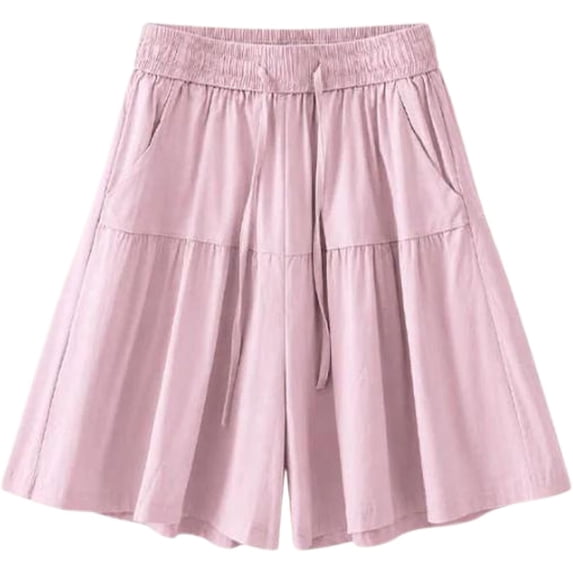 Bloomease Flowy Shorts, Women's Lightweight Stretch Comfy Flowy Shorts