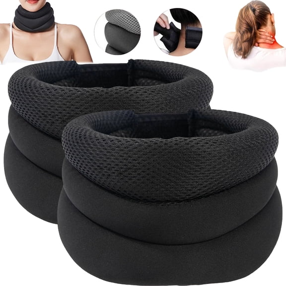 Bloomella Anti Sleep Apnea Neck Brace - Adjustable Neck Brace for Snoring Relief, Soft Foam Cervical Support with Breathable Design for Sleeping, Home, Travel, or Office