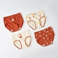 thumbnail image 1 of Bloomers for Baby Girls 3-4 Years Toddler Girl Briefs Underwear Bloomers for Toddler Girls Bikini Panties for Girls Comfor t Panty Briefs Toddler Undies 4 PCS Red, 1 of 3