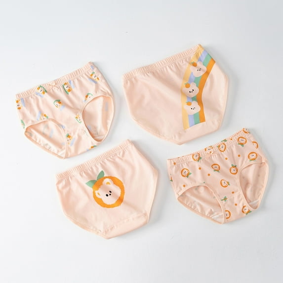 Bloomers for Baby Girls 4-5 Years Toddler Girl Briefs Underwear Bloomers for Toddler Girls Bikini Panties for Girls Comfor t Panty Briefs Toddler Undies 4 PCS Hot Pink