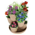 thumbnail image 1 of Bloomers Flower Tower 3-Tier Set - Sand, 1 of 1