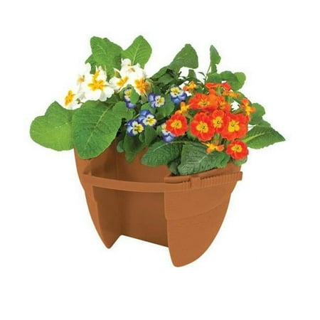 Bloomers Post Planter - Terra Cotta