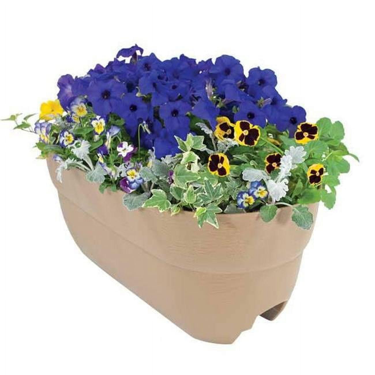 Bloomers Rail Planter 24 in. Multi Planter - Sand - Walmart.com
