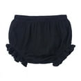 thumbnail image 1 of Bloomers for Baby Girls Boys Cotton Linen Basic Kids Shorts Washable Reusable Diaper Covers Toddler Ribbed Ruffle Underwear, 1 of 5