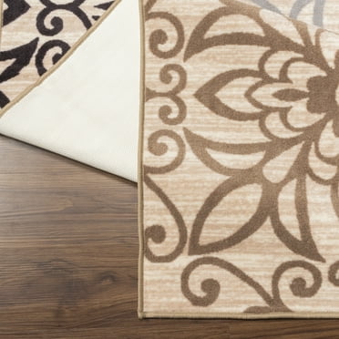 Bloomfield Modern Geometric Medallion Indoor Area Rug - 2' 7" x 8', Beige