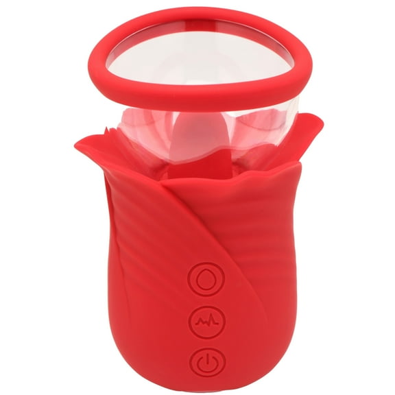 Bloomgasm Lily Lover Clitoral Vibrator, Red