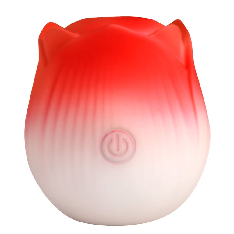 Bloomgasm Pulsing Petals Throbbing Rose Suction Vibrator, Red - Walmart.com