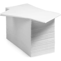 BloominGoods Linen-Feel Disposable Napkins Paper Guest Hand Towels, White 200-Pack