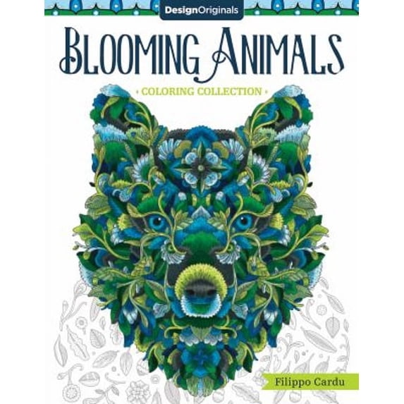 Pre-Owned Blooming Animals (Filippo Cardu Coloring Collection) (Paperback 9781497202177) by Filippo Cardu