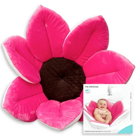 Blooming Bath 7 Petal Flower Baby Bath Seat for Sink - Hot Pink