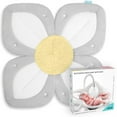 thumbnail image 1 of Blooming Bath Lotus Baby Bath Seat - Sink Baby Bath Insert, Gray/White/Yellow with SNAPS, 1 of 8