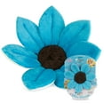 Blooming Bath 7 Petal Flower Baby Bath Seat for Sink Blue + Scrubbie