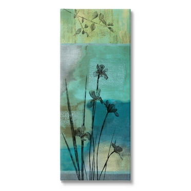 Blooming Botanical Layered Silhouettes Botanical & Floral Graphic Art Gallery Wrapped Canvas Print Wall Art