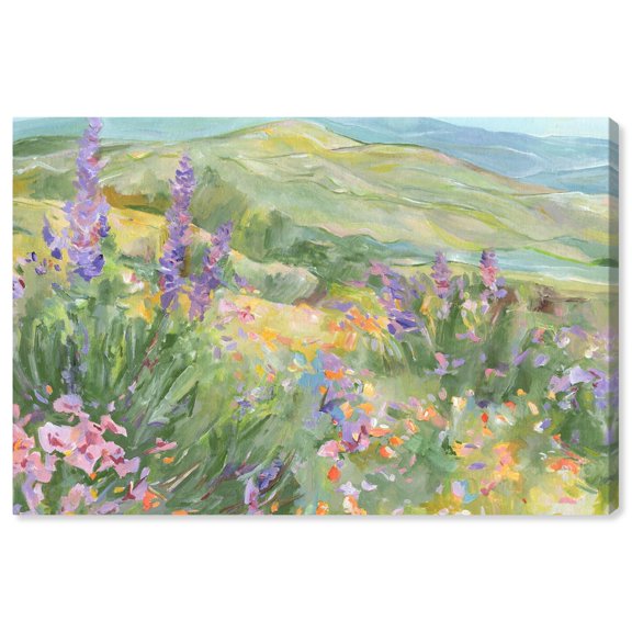 Blooming Fields Canvas Spring Color Prints by Art Remedy, Gallery Wrapped, 24 x 16
