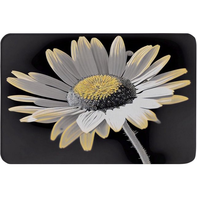 Blooming Flower Durable Mats Outdoor NonSlip For Home Entrance