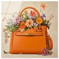 thumbnail image 1 of Blooming Flowers in Iconic Bag Acrylic Print Fashion Floral Art by Art Remedy, Ready to Hang, 12 x 12, 1 of 6