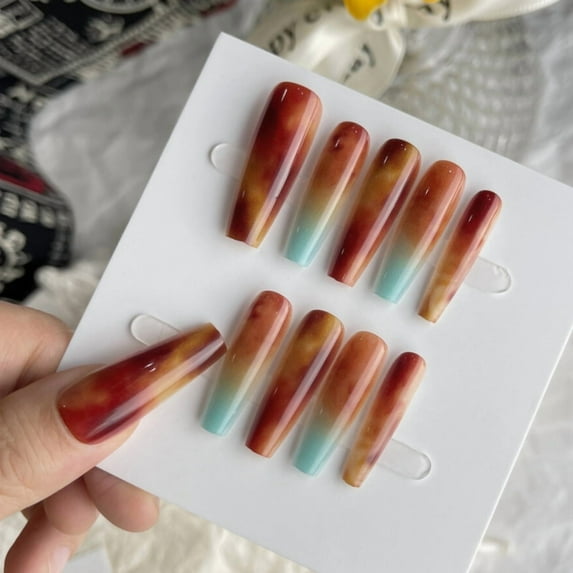 Blooming Gradient Autumn And Winter Color Soft Armor Long Ladder Wear Armor