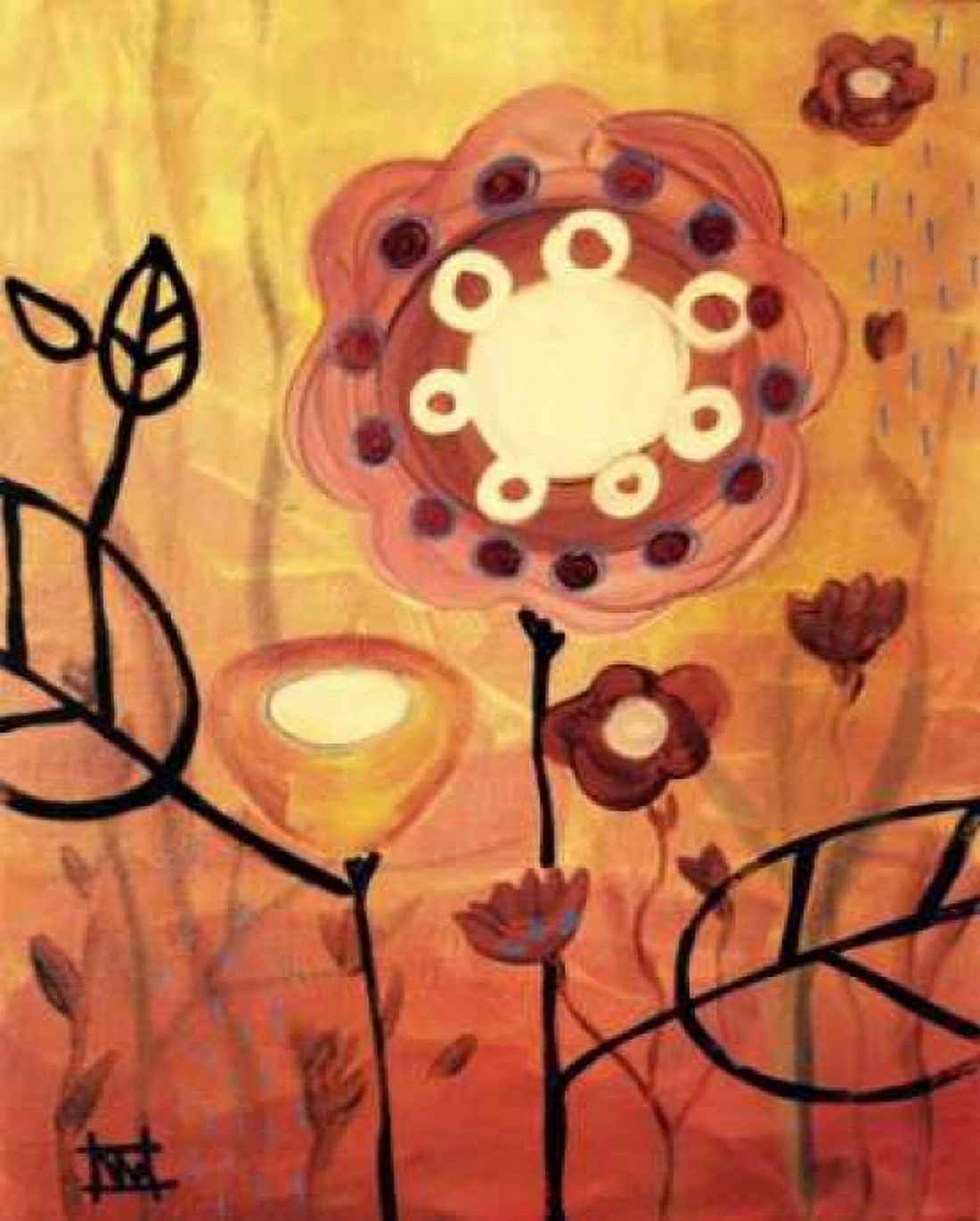 Blooming Happiness Canvas Art - Natasha Wescoat (22 x 28)