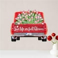 thumbnail image 1 of Blooming Love Truck Wooden Door Hanger Wall by G. DeBrekht - Love Family Kids Decor - 8191165H, 1 of 7