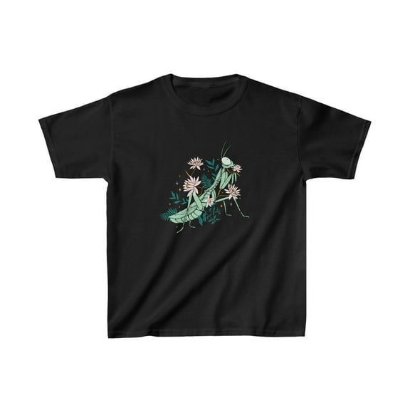 Blooming Mantis: A Cute and Colorful T-Shirt for Kids