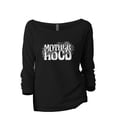 thumbnail image 1 of Blooming Motherhood Women's Fashion Slouchy 3/4 Sleeves Raglan Lightweight Sweatshirt Black Large, 1 of 3
