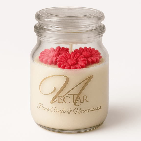 Nectar Blooming Rose Elegance Candle, Romantic Floral Touch, 2.9OZ