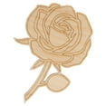 thumbnail image 1 of Blooming Rose Wood Cutouts 8-inch, 1/8 inch Thick, Pack of 3 Rose Flower Gifts for Women and Valentines Crafts/Decor, by Woodpeckers, 1 of 5