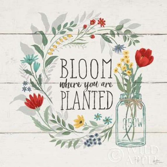 Blooming Thoughts III Poster Print by Janelle Penner (24 x 24)