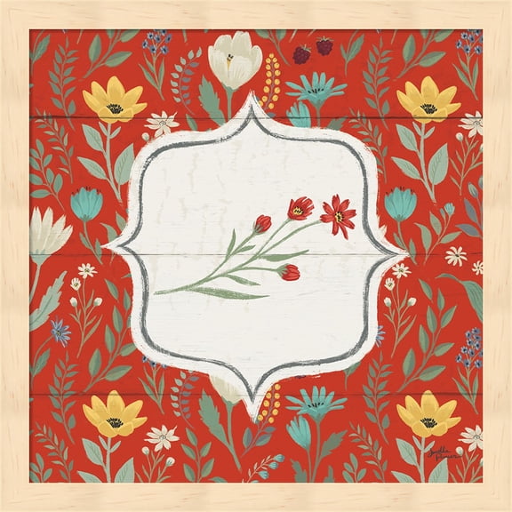 Blooming Thoughts VII Flower by Janelle Penner, Framed Wall Art, 13.25W x 13.25H