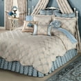 thumbnail image 1 of Blooming Treillage Jacquard Woven Floral Oversized Periwinkle Comforter Set Comforter Set Full, 1 of 1