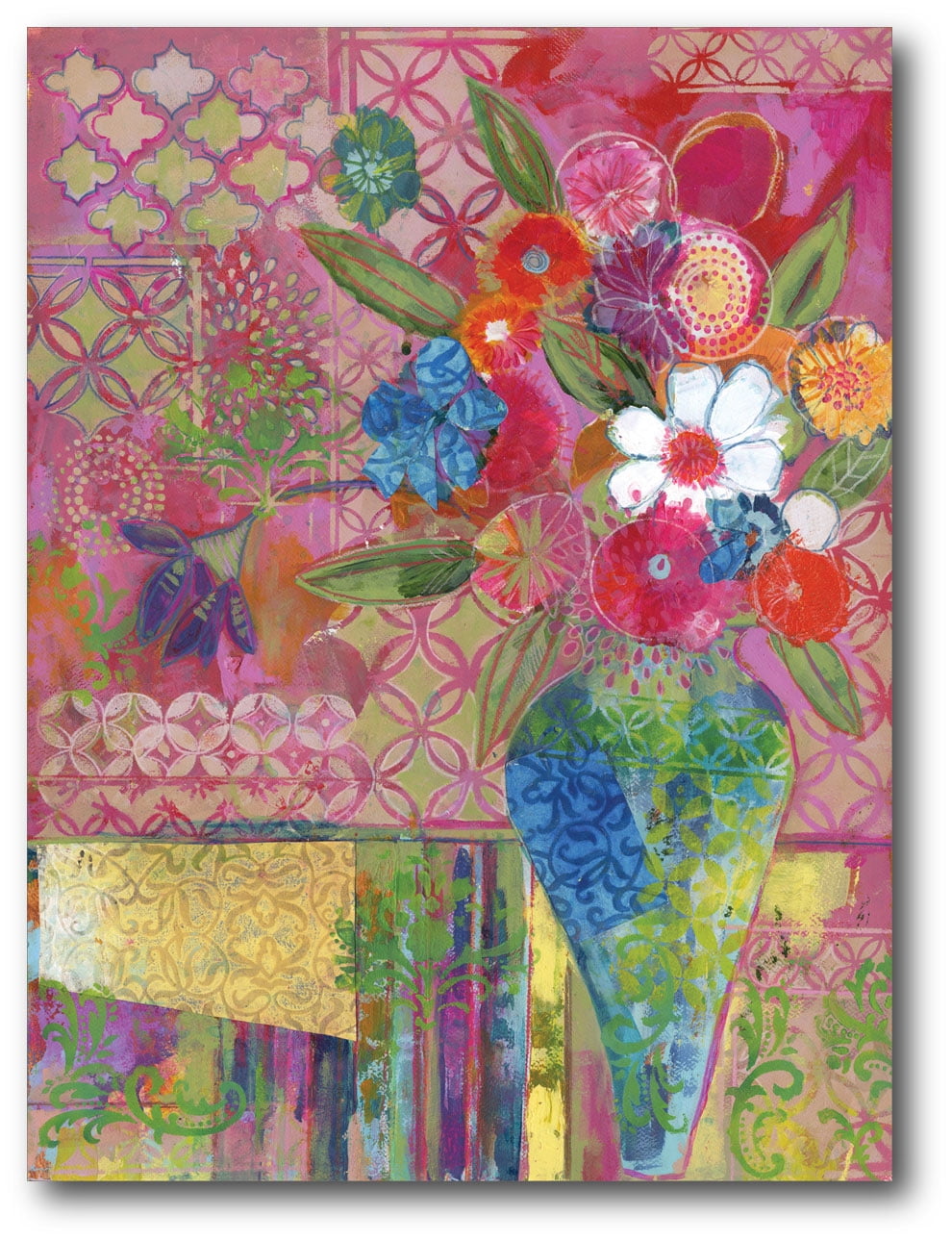 Blooming Vase II Gallery-Wrapped Canvas Wall Art, 16x20