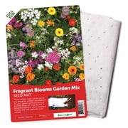 BloomingBulb Seed Mat - Easy to Plant and Grow Garden Seeds - Creates Fragrant, Vibrant Flower Garden  Fragrant Blooms Flower Garden - 1 Mat