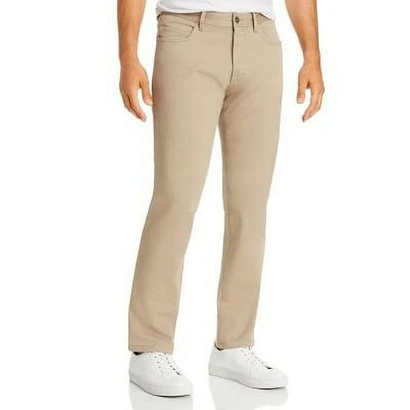 Bloomingdale's KHAKI Slim Fit Stretch Pants, US 38x32