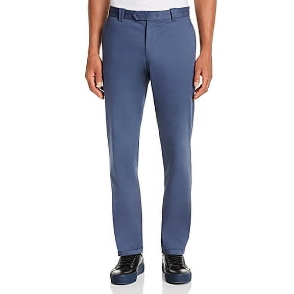 Bloomingdale's MEDIUM BLUE Tailored Fit Chino Pants, US 36x34