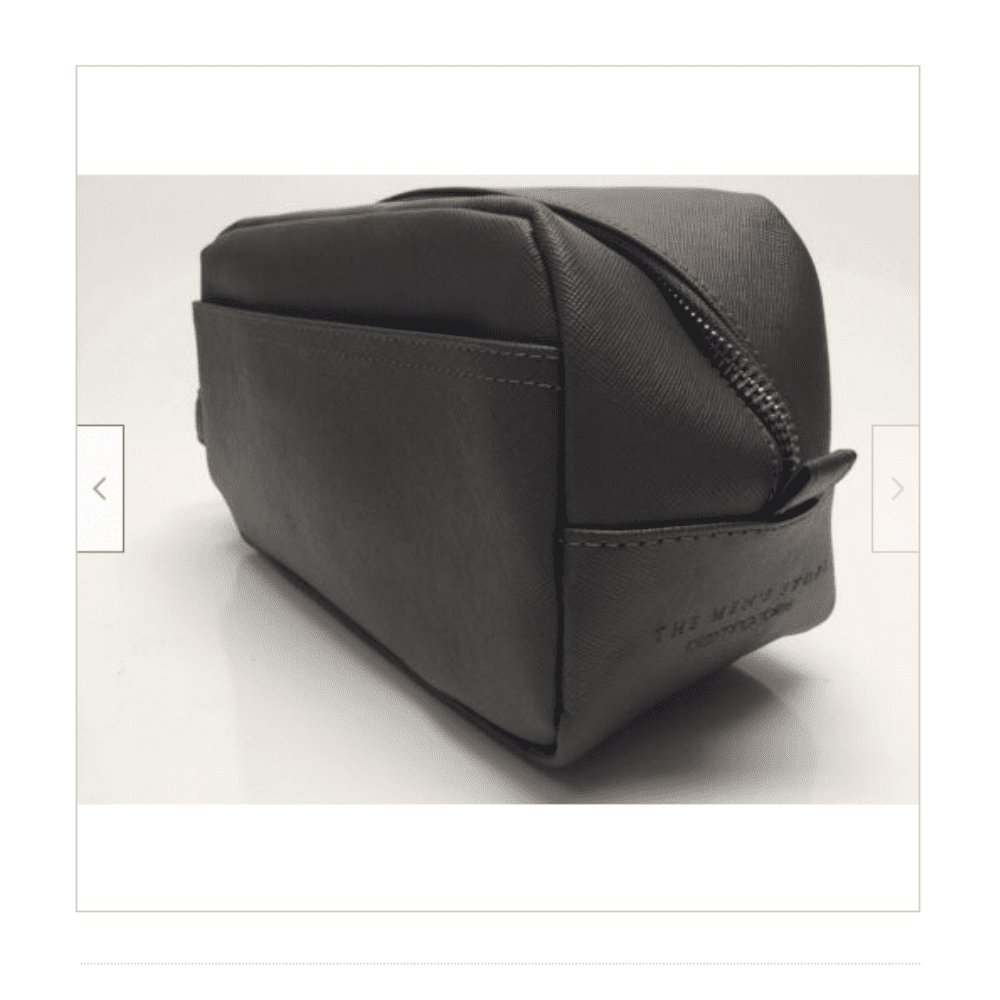 Kit De Voyage En Cuir Bloomingdale's – Marron – Taille Medium – Avec Imperfections