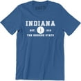 thumbnail image 1 of Bloomington Indiana Est 1818 The Hoosier State - Vintage Men's T-Shirt, 1 of 4