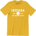 thumbnail image 1 of Bloomington Indiana Est 1818 The Hoosier State - Vintage Men's T-Shirt, 1 of 4