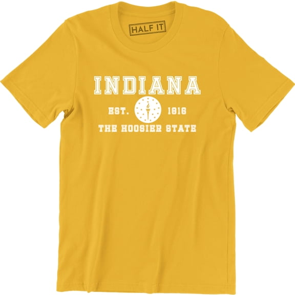 Bloomington Indiana Est 1818 The Hoosier State - Vintage Men's T-Shirt