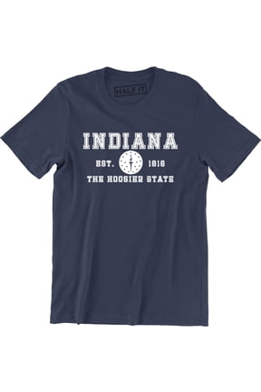 Bloomington Indiana Est 1818 The Hoosier State - Vintage Men's T-Shirt